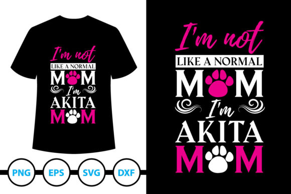 Akita Dog T-Shirt Design 3: Graphics and Print Templates Review