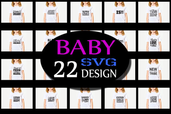 Baby Quotes Designs Bundle Graphics and T-Shirt Designs