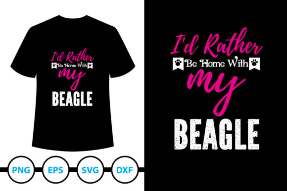 Beagle Dog T-Shirt Design 4 Graphics and Print Templates Review