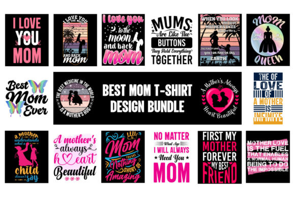 Best Mom T-Shirt Design Bundle