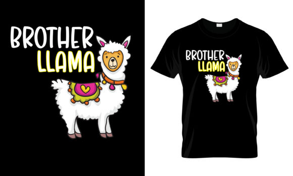 Brother Llama T-Shirt Graphics and Print Templates Review
