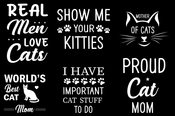 Cat Typography Embroidery Bundle Review