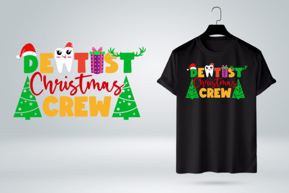 Dentist Christmas Crew Graphics and T-Shirt Designs
