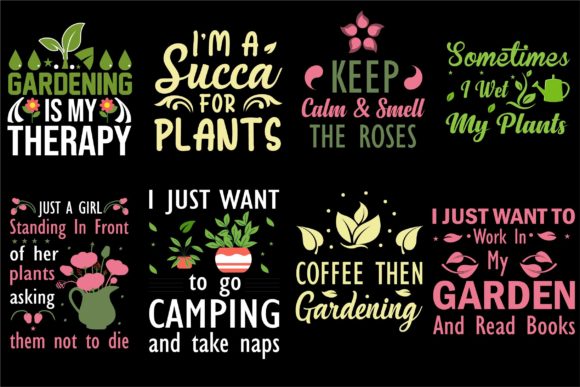 GARDENING T SHIRT BUNDLE DESIGN Graphics and Print Templates