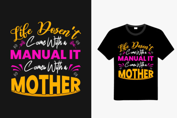 Mothers Typography T Shirt Design Review