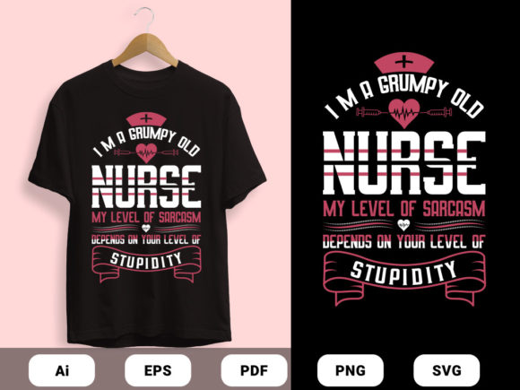 Nurse Typography T-shirts Design Vector Graphics and Print Templates